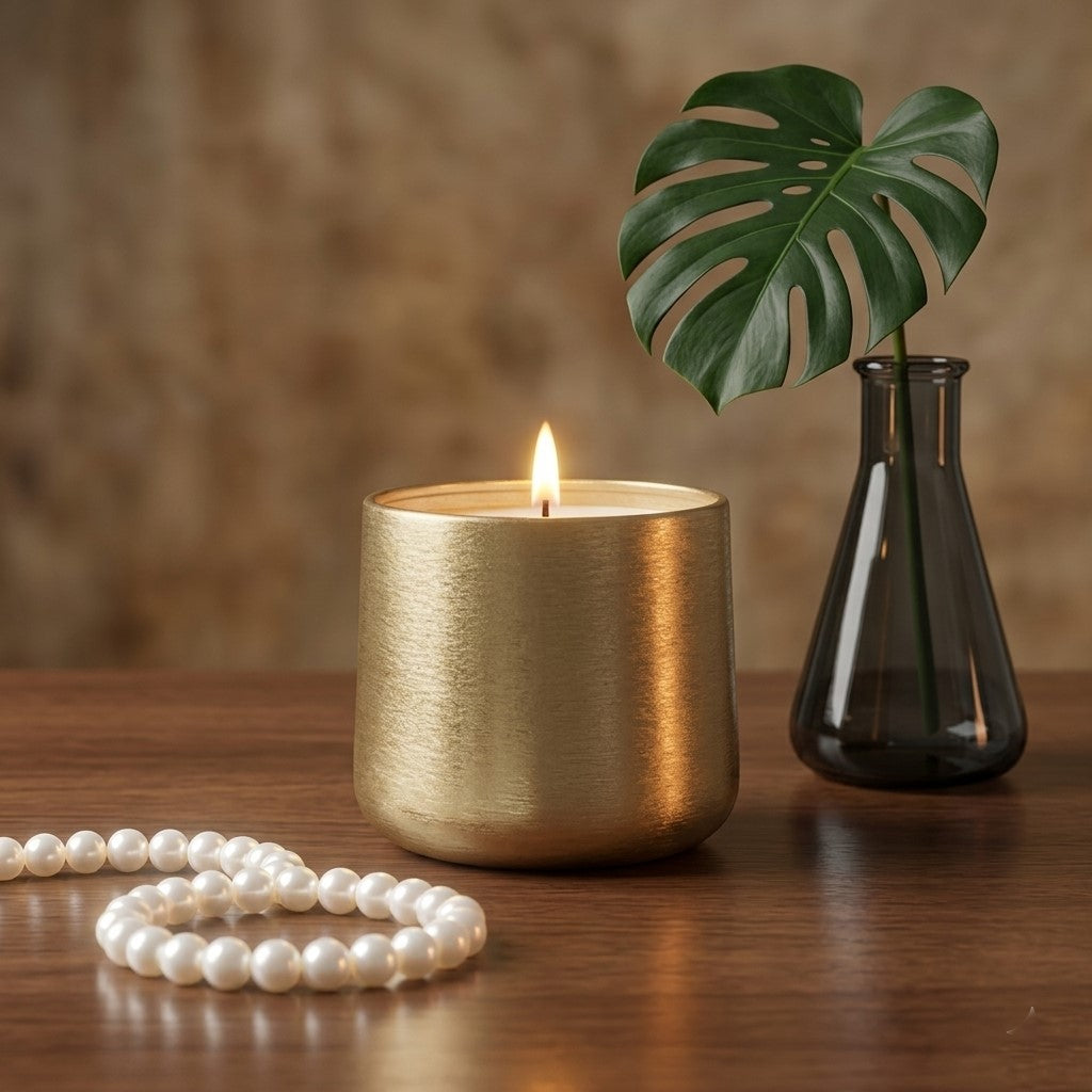 Metallic Jar Deco