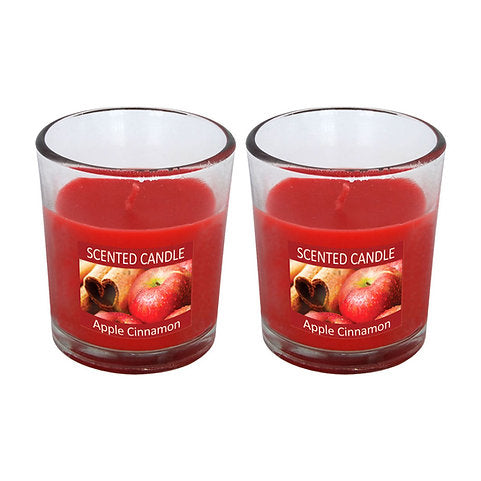 Scented Candle in Votive Glass, Set of 2