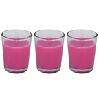 Scented Candle in Votive Glass, Set of 6