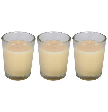 Scented Candle in Votive Glass, Set of 6