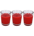 Scented Candle in Votive Glass, Set of 6